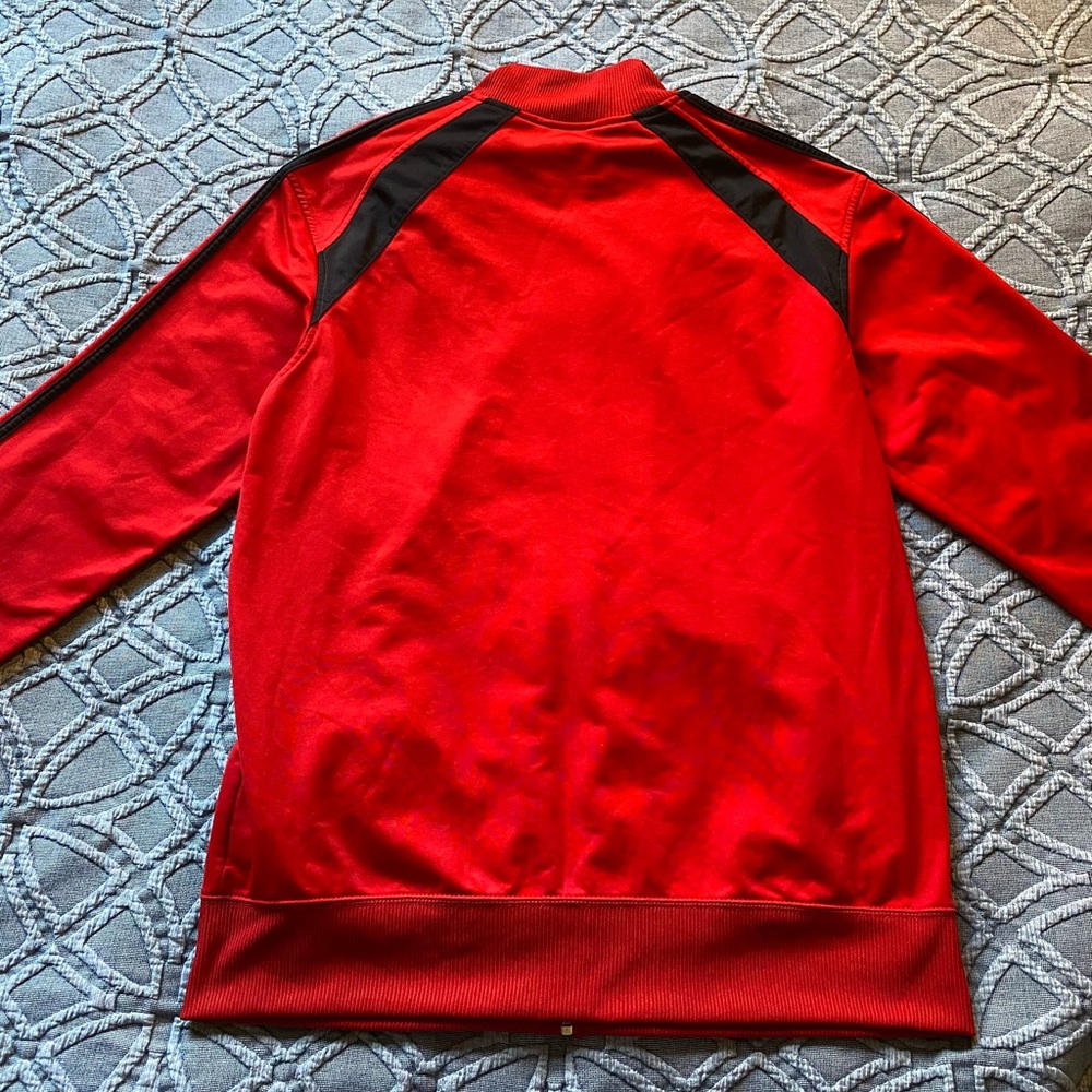 Adidas Red and Black Firebird Jacket - Picture 3 of 11